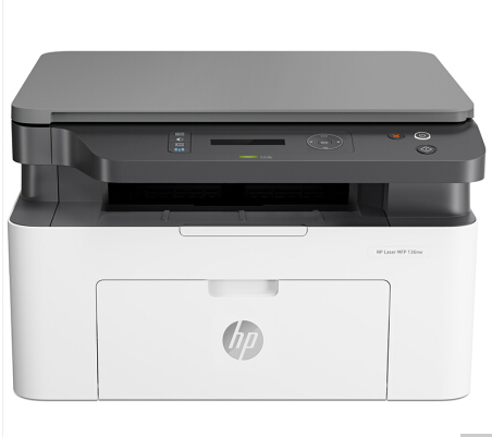 普（HP）136nw锐系列新品激光多功能一体机三合一打印复印扫描M1136升级款网络无线版